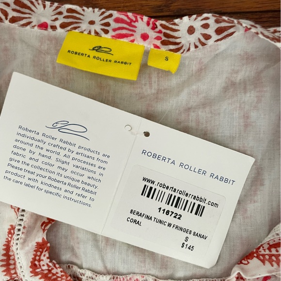 Roberta roller rabbit coverup excellent condition never worn - Picture 2 of 2